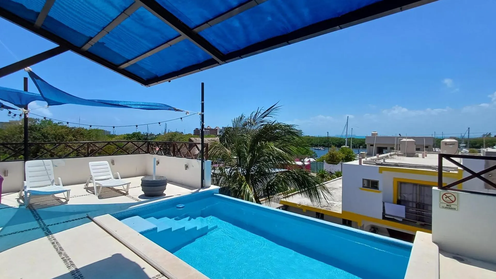 Rum i privatbostad Casa Linda Isla-Room Palmera-Shared Pool Isla Mujeres Mexiko